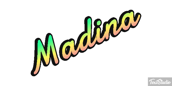 Madina Text effect