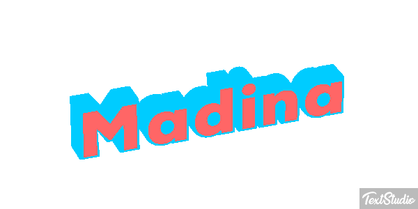 Madina Text effect