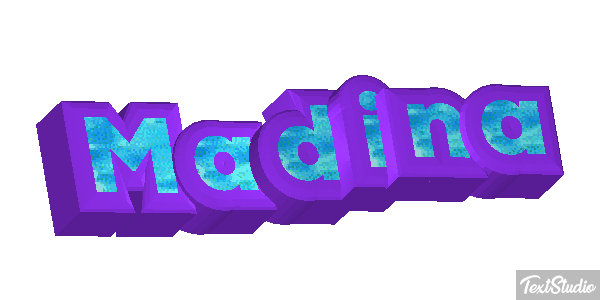 Madina Text effect