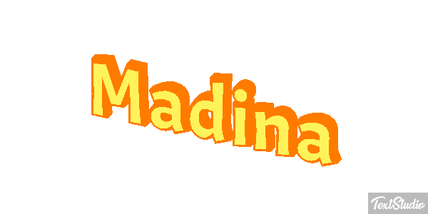 Madina Text effect