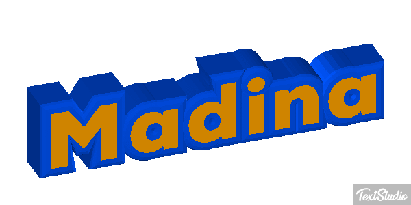 Madina Text effect