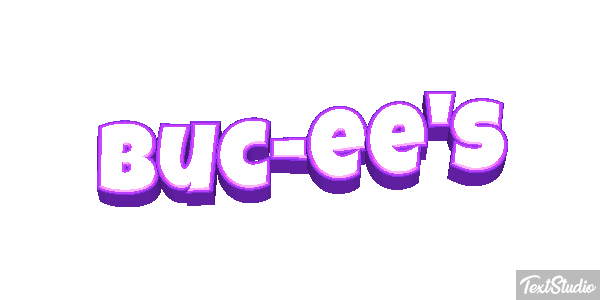 Buc-ee's Tekst effect