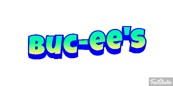 Buc-ee's Tekst effect