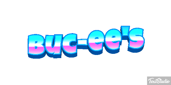 Buc-ee's Tekst effect