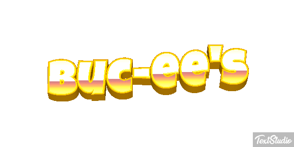 Buc-ee's Tekst effect
