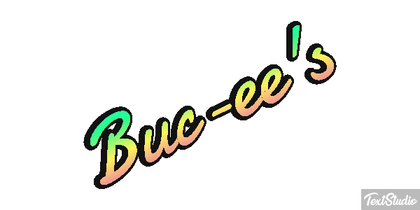 Buc-ee's Tekst effect