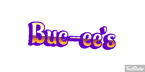 Buc-ee's Tekst effect