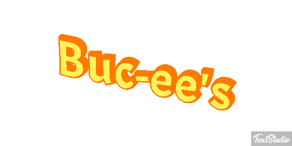 Buc-ee's Tekst effect