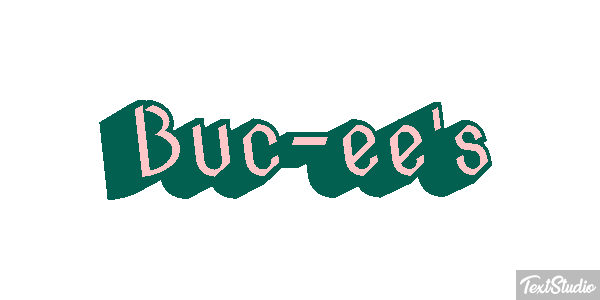 Buc-ee's Tekst effect