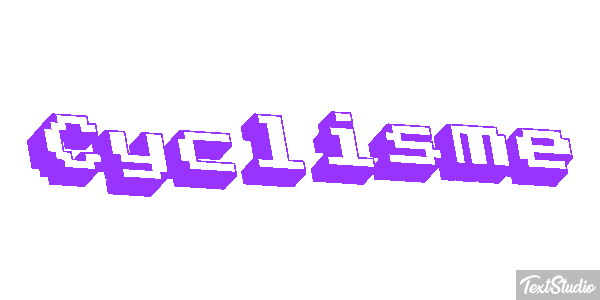 Cyclisme Effet de texte