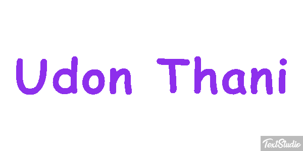 Udon Thani Efekt tekstowy