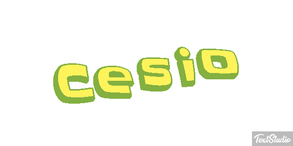 Cesio Effetto testo