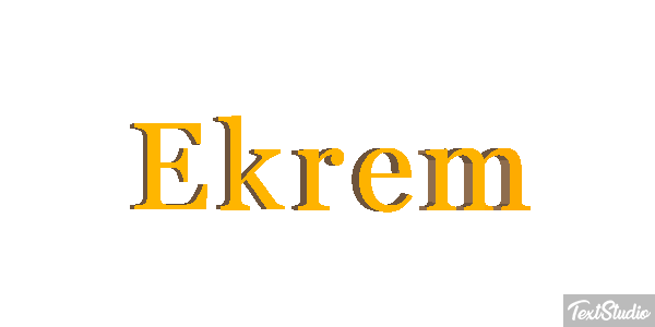 Ekrem Effetto testo