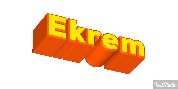 Ekrem Effetto testo