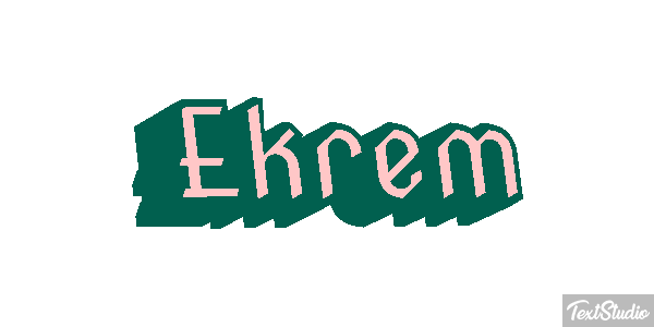 Ekrem Effetto testo