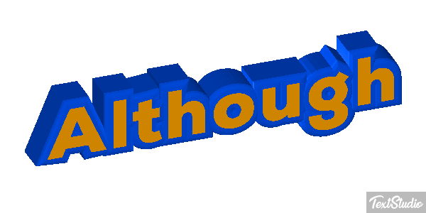 Although Efekt tekstowy