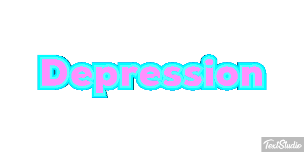 Depression Text effect