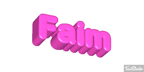 Faim Effet de texte