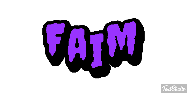 Faim Effet de texte