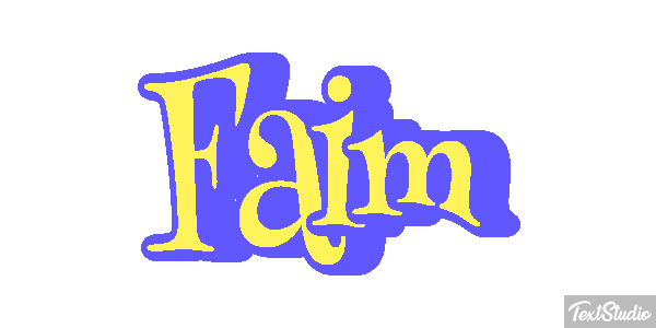 Faim Effet de texte