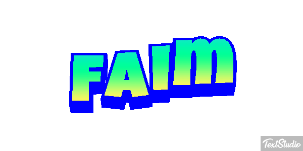 Faim Effet de texte