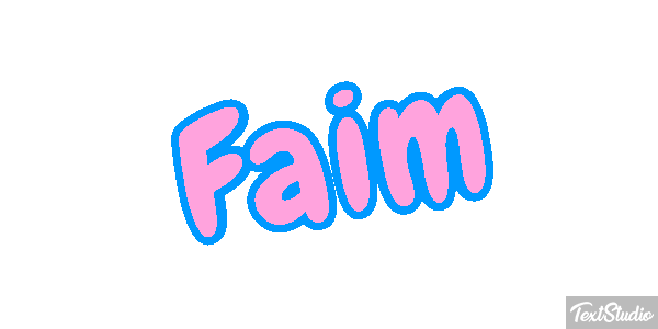 Faim Effet de texte