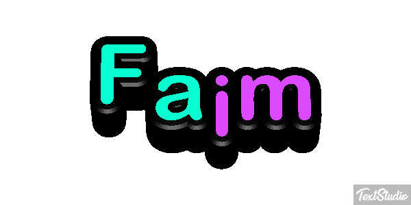 Faim Effet de texte