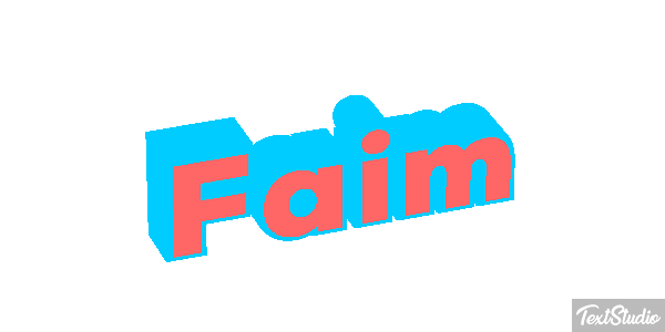 Faim Effet de texte