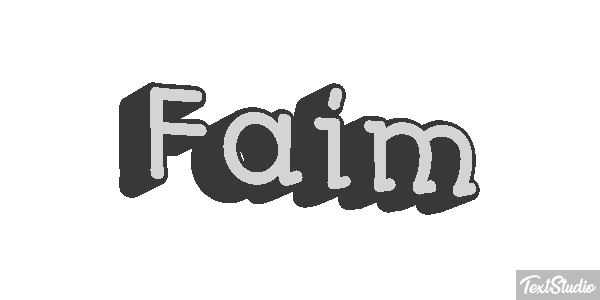 Faim Effet de texte