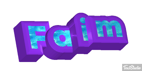 Faim Effet de texte