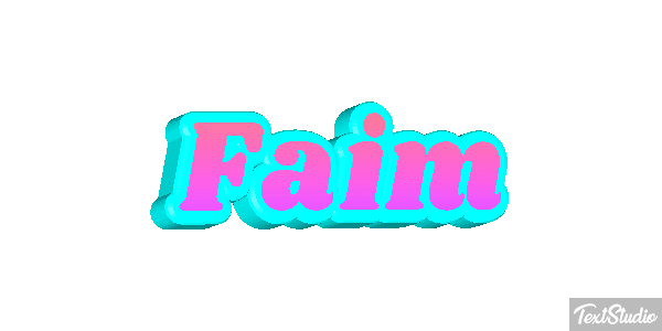 Faim Effet de texte