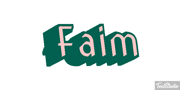 Faim Effet de texte