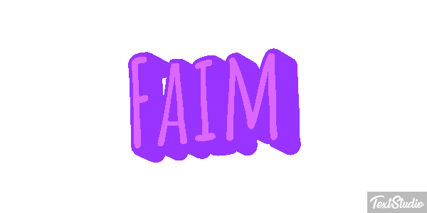 Faim Effet de texte