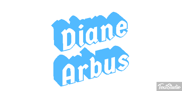 Diane Arbus Efeito do texto
