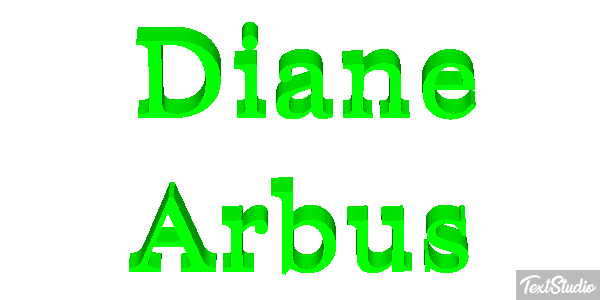 Diane Arbus Efeito do texto