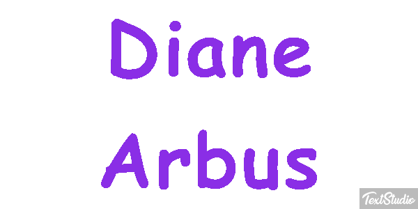 Diane Arbus Efeito do texto