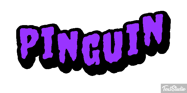 Pinguin Texteffekt