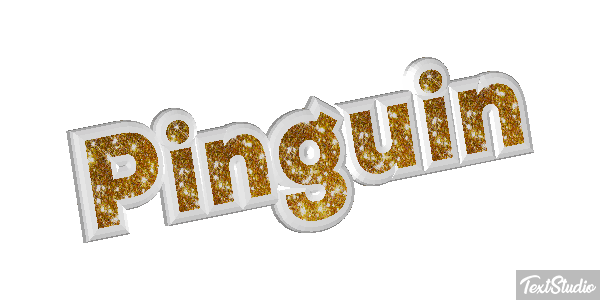 Pinguin Texteffekt