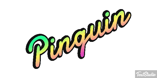 Pinguin Texteffekt