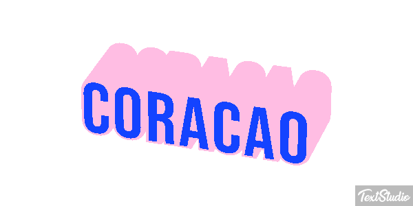 Coração Effet de texte