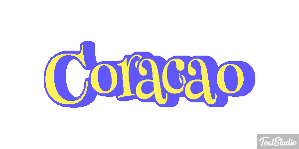 Coração Effet de texte