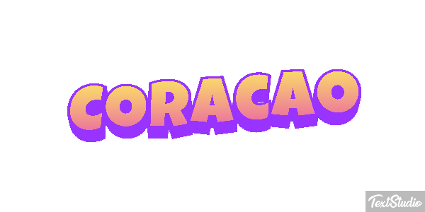 Coração Effet de texte