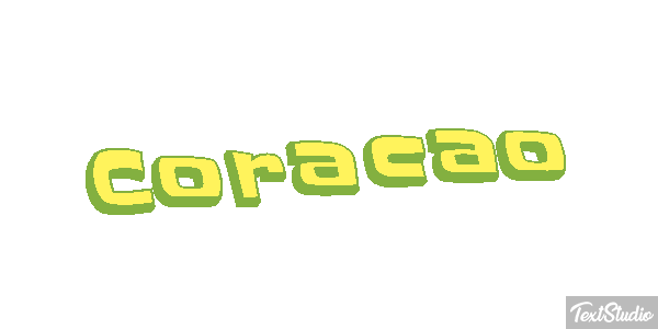 Coração Effet de texte