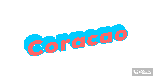 Coração Effet de texte