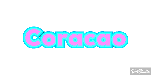 Coração Effet de texte