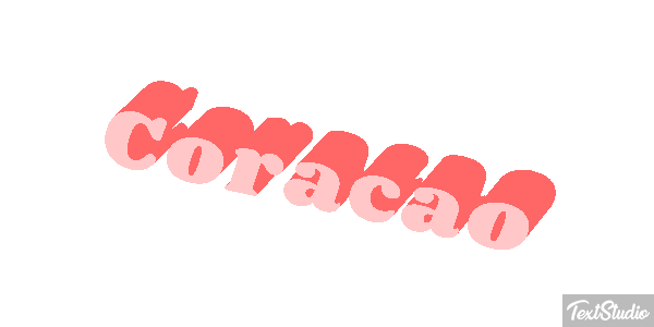 Coração Effet de texte