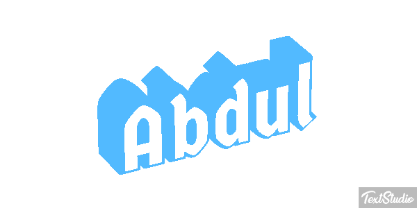 Abdul Text effect