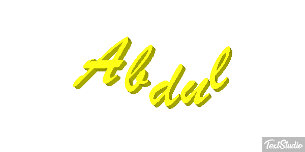 Abdul Text effect