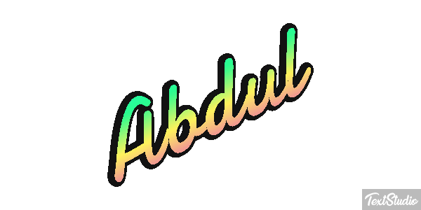 Abdul Text effect