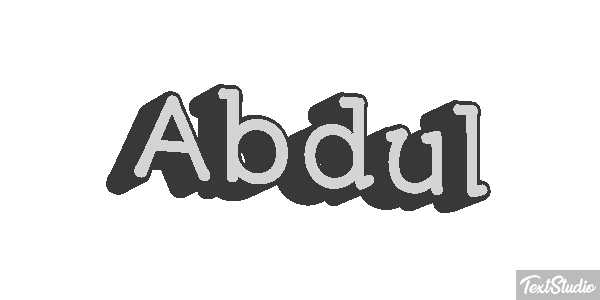 Abdul Text effect